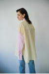 PINK AND YELLOW OVERSIZE SHIRT 